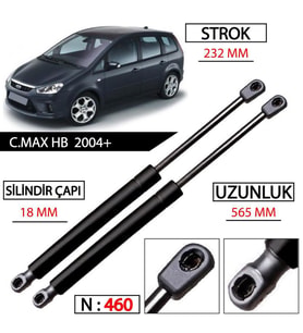 Bagaj Amortisörü C.Max HB 2004+