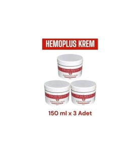 Hemoplus Rahatlatma Bakım Kremi 150 ml  x 3 Adet