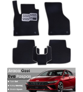 HYUNDAİ ELANTRA (2020-2025) Uyumlu EVA Paspas Tam Set–Araca Özel,Kolay Montaj,Su Geçirmez