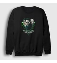 Presmono Unisex Siyah Enter Film The Matrix Sweatshirt 368688tt
