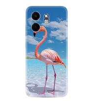 Infinix Smart 9 Kılıf Boutique Baskılı Resimli Okaynus ve Flamingo Pcode -093
