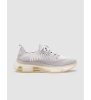 Kauçuk Tabanlı Gri Bağcıklı Kadın Sneaker Spor Ayakkabı