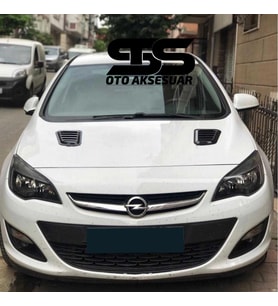 Opel Astra J Kasa Uyumlu Piano Black Kaput Üstü Havalandırma Izgarası