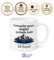 Kişiye Özel Güçlü Erkek Temalı Baskılı Kupa Bardak Hediye