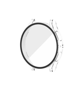 Samsung Galaxy Watch 5 40mm Uyumlu Sert PC Kasa ve Ekran Koruyucu Zore Watch Gard 14 (Renksiz)