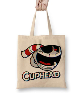 Cuphead Bez Çanta Uzun Saplı