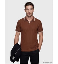 LCWAIKIKI Classic Kahverengi Polo Yaka Pike Erkek Tişört