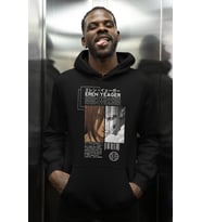 Eren Yeager Attack On Titan Baskılı Unisex Oversize Anime Karakter Hoodie