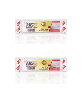 HGS Etiket Kılıfı Etiket Kabı Pvc 3M Yapıştırıcılı 2022 Etiket Uyumlu 2Adet