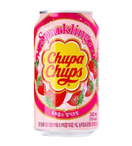 Chupa Chups Sparkling Strawberry Cream Flavour 345 ml