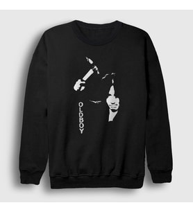 Presmono Unisex Siyah Hammer Film Oldboy Sweatshirt 248257tt