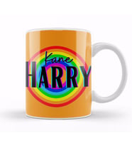 Harry Kane   Vintage Retro Rainbow Style Kupa Bardak Porselen