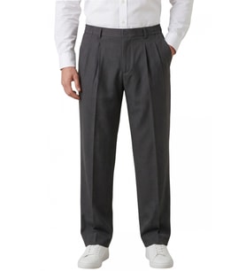 DeepSEA Füme Baggy Fit Pileli Kumaş Pantolon – Likralı, Beli Lastikli Rahat Kesim Erkek Pantolon 2600920