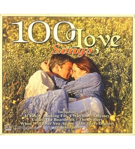(Plak Değildir CD dir) CD 100 Love Songs 4 CD Box Set (Karışık)