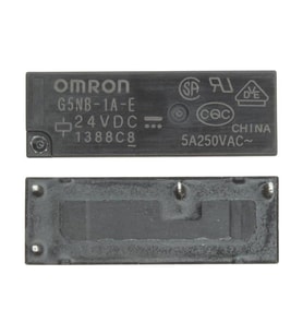 24VDC Kart Rölesi 24 Volt 4 Pin Bacak Siyah 16X4C16 (4767)