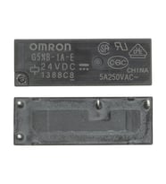 24VDC Kart Rölesi 24 Volt 4 Pin Bacak Siyah 16X4C16 (4767)