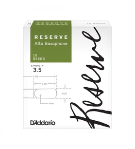 D'Addario DJR1035 Reserve Alto Saksafon Kamışı No: 3.5 (Profesyonel) - 10'lu Paket  Konser Salonu Kalitesinde Ses ve Üstün Projeksiyon