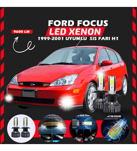 Ford Focus 1 1999-2001 Sis Farı Uyumlu Şimşek Etkili Led Xenon Pro Series H1