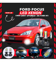 Ford Focus 1 1999-2001 Sis Farı Uyumlu Şimşek Etkili Led Xenon Pro Series H1