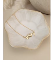 Kişiye Özel Wifey Yazılı Kolye 925K Gümüş (Gold)