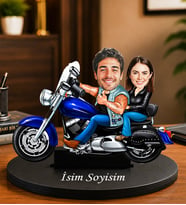 Kişiye Özel Karikatür Biblo Sevgiliye Özel Çift Romantik ve Anlamlı Hediye Sevgili Biblosu Çift Biblosu Karikatür Biblo