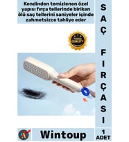 Kendinden Temizlenen Pratik Ergonomik Hijyenik Profesyonel Kolay Temizlenen Saç Fırçası#Fırça