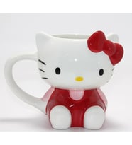 3d Hello Kitty Tasarımı Porselen Kupa Bardak Alk4513