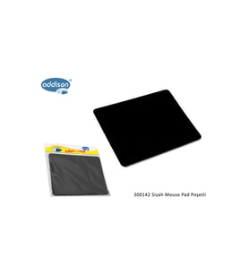 ADDISON 300142 177x217x2mm Lüx Big MOUSE PAD (Siyah)(1923) - SSSSSS2598-9447
