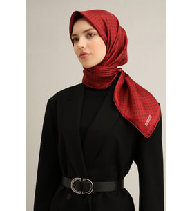 Armine 2025 Yaz Sezonu %100 Twill İpek Eşarp 9345D 81