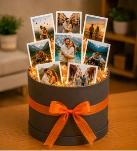 Kişiye Özel 8 Fotoğraflı Fotoğraf Buketi