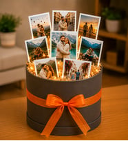 Kişiye Özel 8 Fotoğraflı Fotoğraf Buketi