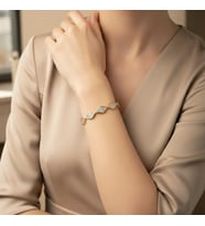 STİL İNCİSİ/XUPING JEWELRY MEKİK MODEL ZİRKON TAŞLI BİLEKLİK
