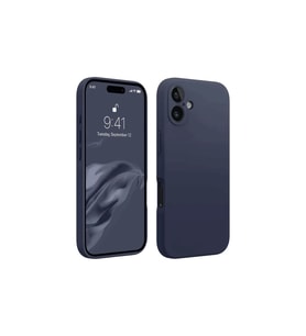 iPhone 16 Plus Kılıf First Silikon - Lacivert