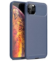Newface Apple iPhone 11 Pro Kılıf Auto Focus Karbon Kapak - Lacivert