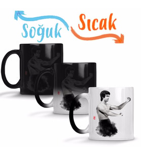 Bruce Lee Sihirli Kupa Bardak Porselen