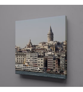 ŞEHİR GÖRÜNTÜSÜ KANVAS TABLO 40x40cm (Karışık)