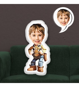 eJOYA Kişiye Özel Fotoğraflı Kovboy Red Kid Yastık 115593