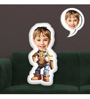 eJOYA Kişiye Özel Fotoğraflı Kovboy Red Kid Yastık 115593