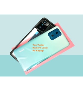 Tkgz - Xiaomi Redmi NOTE 10 PRO (5G) FULL KASA Arka Kapak Batarya Kapağı - MAVİ