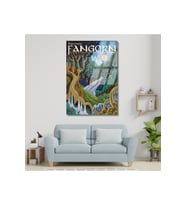 Yüzüklerin Efendisi Cam Fangorn Ormanları Dijital Baskı Kırılmaz Cam Tablo LOTR Cam Tablo