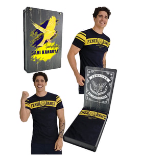 Fenerbahçe ERKEK KOLEJ ESTABLISHED 1907 TSHIRT UV KUTU HEDİYELİ