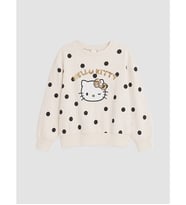 LCW Kids Ekru Hello Kitty Kız Çocuk Sweatshirt