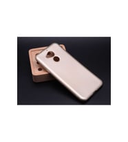 General Mobile 8 Uyumlu Kılıf Zore Premier Silikon Kapak (Gold)
