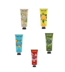 Dermokil 5'li set Kenevi r Tohu mu+Mango+Kiraz+Avakado+Zeytinyağlı Yağlı El ve Vücut Kremi 30 ml