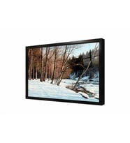 Tablosan Karlı Doğa Manzarası Çerçeveli Cam Tablo