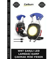 WRT ŞARJLI LED LAMBASI KAMP ÇAKMAK MİNİ FENER Cep Feneri Seyahat Aleti Çok Amaçlı Alet