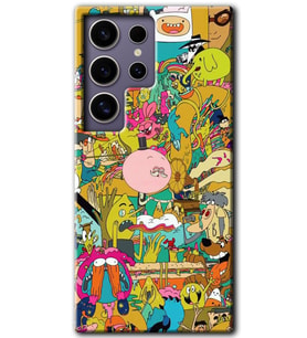 Galaxy S24 Ultra Kılıf HD Desen Baskılı Kılıf - Süper Çizgi Kahramanlar 2