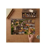 Kent Şehir Mimarisi Tasarımı 240 parça Ahşap Puzzle Ahşap Kutuda MP05259
