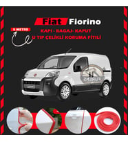 Fiat Fiorino Oto Araç Kapı Koruma Fitili 5metre Parlak Kırmızı Renk