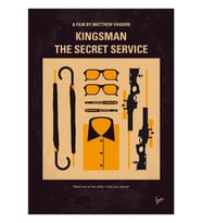 No758- Kingsman Tablo Ahşap Poster Dekoratif
